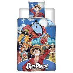 ONE PIECE - Parure de lit 140x200cm + 65x65cm