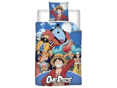 ONE PIECE - Parure de lit 140x200cm + 65x65cm