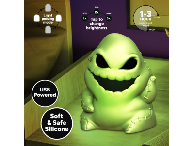 NBX - Oogie Boogie - Lampe Décorative 'SquishyGlo' Rechargeable
