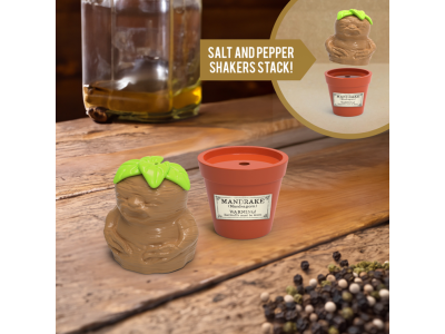 HARRY POTTER - Mandrake & Plant pot - Set Salière et Poivrière