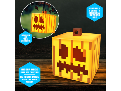MINECRAFT - Citrouille Jack O Lantern - Lanterne 25cm