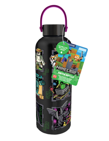 MINECRAFT - Mascots - Bouteille d'Eau en Métal...