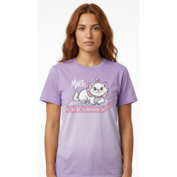 LES ARISTOCHATS - Marie Macarons - T-Shirt Femme (XL)