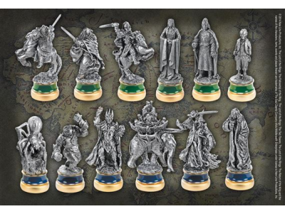 LORD OF THE RINGS - Jeu D'échecs - Pièces le retour du roi