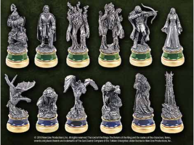 LORD OF THE RINGS - Jeu D'échecs - Pièces Les 2 Tours