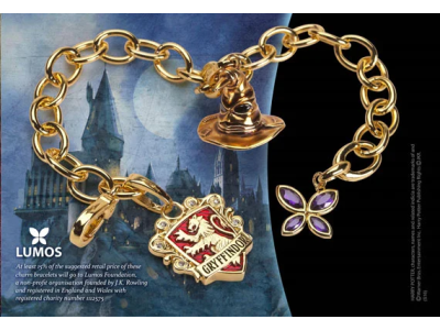 HARRY POTTER - Bracelet Charms - Lumos Gryffondor