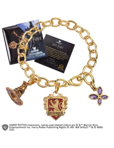 HARRY POTTER - Bracelet Charms - Lumos Gryffondor