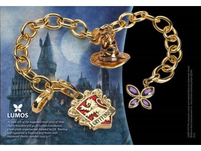 HARRY POTTER - Bracelet Charms - Lumos Gryffondor