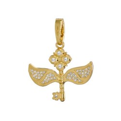 HARRY POTTER - Pendentif Charm Lumos 12 - Clé Volante