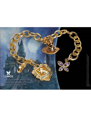 HARRY POTTER - Bracelet Charms - Lumos Poufsouffle