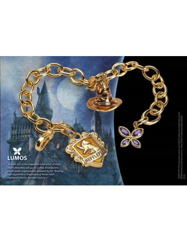 HARRY POTTER - Bracelet Charms - Lumos Poufsouffle