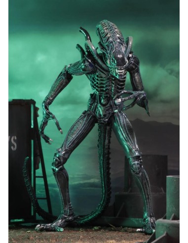 ALIENS - Guerrier Alien Bleu - Figurine...