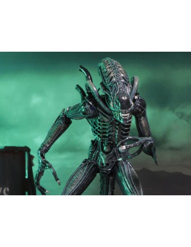 ALIENS - Guerrier Alien Bleu - Figurine...