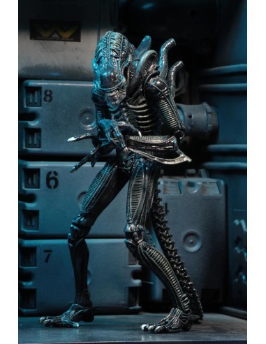 ALIENS - Guerrier Alien Bleu - Figurine...