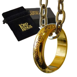 LORD OF THE RINGS - Anneau Unique et Chaîne - Réplique /...