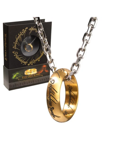 LORD OF THE RINGS - Anneau Unique et Chaîne -...