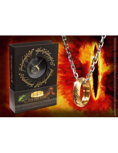 LORD OF THE RINGS - Anneau Unique et Chaîne -...