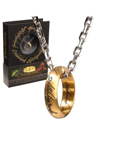 LORD OF THE RINGS - Anneau Unique et Chaîne -...