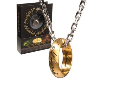 LORD OF THE RINGS - Anneau Unique et Chaîne - Acier