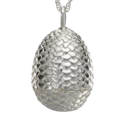 GAME OF THRONES - Pendentif Oeuf de Dragon - Silver Edition