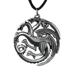 GAME OF THRONES - Pendentif Targaryen - Metal Edition