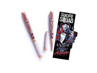 SUICIDE SQUAD - Stylo Batte de Baseball Harley Quinn + Marque-Pages