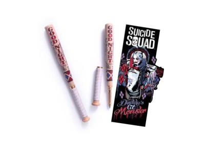SUICIDE SQUAD - Stylo Batte de Baseball Harley Quinn + Marque-Pages