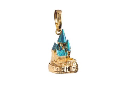 HARRY POTTER - Pendentif Charm Lumos 02 - Poudlard Doré