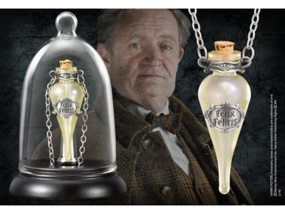 HARRY POTTER - Pendentif Felix Felicis avec Support