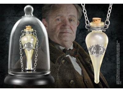 HARRY POTTER - Pendentif Felix Felicis avec Support