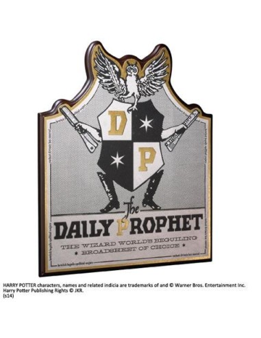 HARRY POTTER - Plaque Murale Daily Prophet