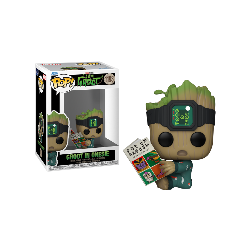 I AM GROOT - POP NÂ° 1193 - Groot PJs avec Livre