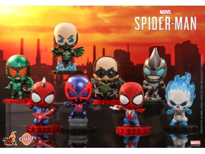 SPIDERMAN - Assort. 8 Figurines Cosbi 8cm BLIND BOX