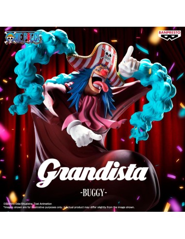 ONE PIECE - Buggy - Figurine Grandista 25cm