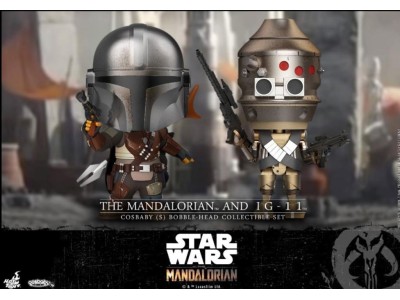 STAR WARS - Cosbaby - Wave 3 - Mandalorian & IG-11 Set