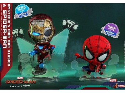 SPIDERMAN - Cosbaby - Wave 3 - Mysterio's Iron Man Illusion & Spider