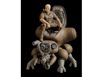 GHOST IN THE SHELL - MF-95 Batou & Fuchikoma - Model Kit PLAMAX 8cm
