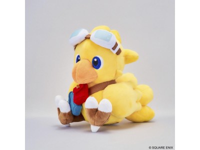 FINAL FANTASY - Chocobo & The flying ship - Peluche Picture Book 16cm
