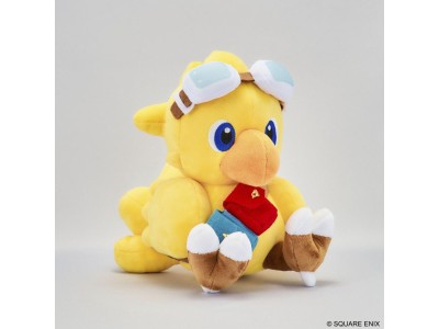 FINAL FANTASY - Chocobo & The flying ship - Peluche Picture Book 16cm