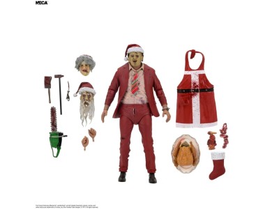 TEXAS CHAINSAW MASSACRE - Santa Leatherface - Figurine Ultimate 17cm