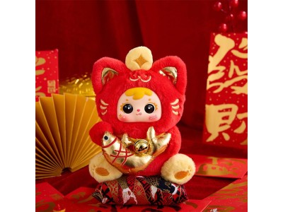 MEI YI YOU ART - Samuel Wealth Cat Mini Plush BLIND BOX (6pcs) - 18cm