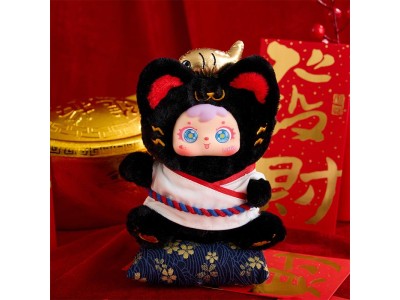 MEI YI YOU ART - Samuel Wealth Cat Mini Plush BLIND BOX (6pcs) - 18cm
