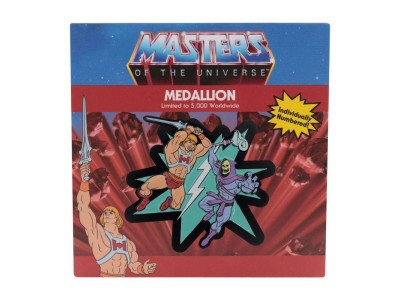 LES MAITRES DE L'UNIVERS - Musclor Skeletor -Médaillon Edition Limitée