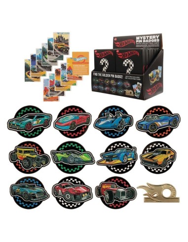 HOT WHEELS - Mystery Box de 12 Pin's