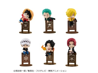 ONE PIECE - Ochatomo Pirate Party - Display Figurine 5cm (8pcs)
