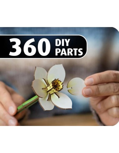 FLEURS EN BOIS - Festival des fleurs - 360pc