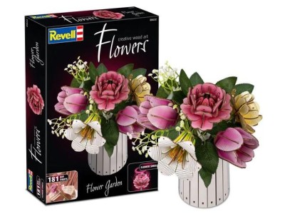 FLEURS EN BOIS - Jardin Fleuri - 181pc