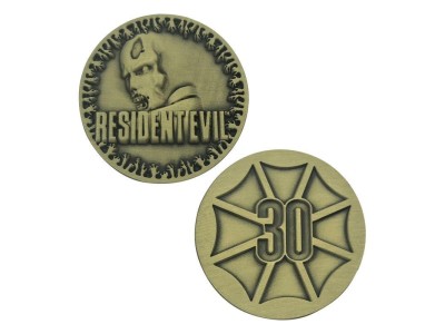 RESIDENT EVIL - 30ème Anniv. - Pièce Edition Limitée - Laiton Antique
