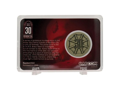 RESIDENT EVIL - 30ème Anniv. - Pièce Edition Limitée - Laiton Antique
