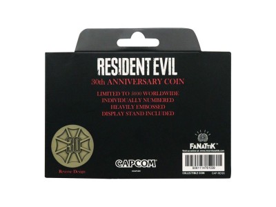 RESIDENT EVIL - 30ème Anniv. - Pièce Edition Limitée - Laiton Antique
